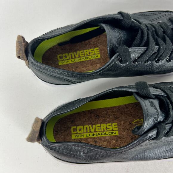 Converse Jack Purcell Sneakers Women's 6.5 Black Lace Up Running Shoes 151483C - Picture 9 of 10